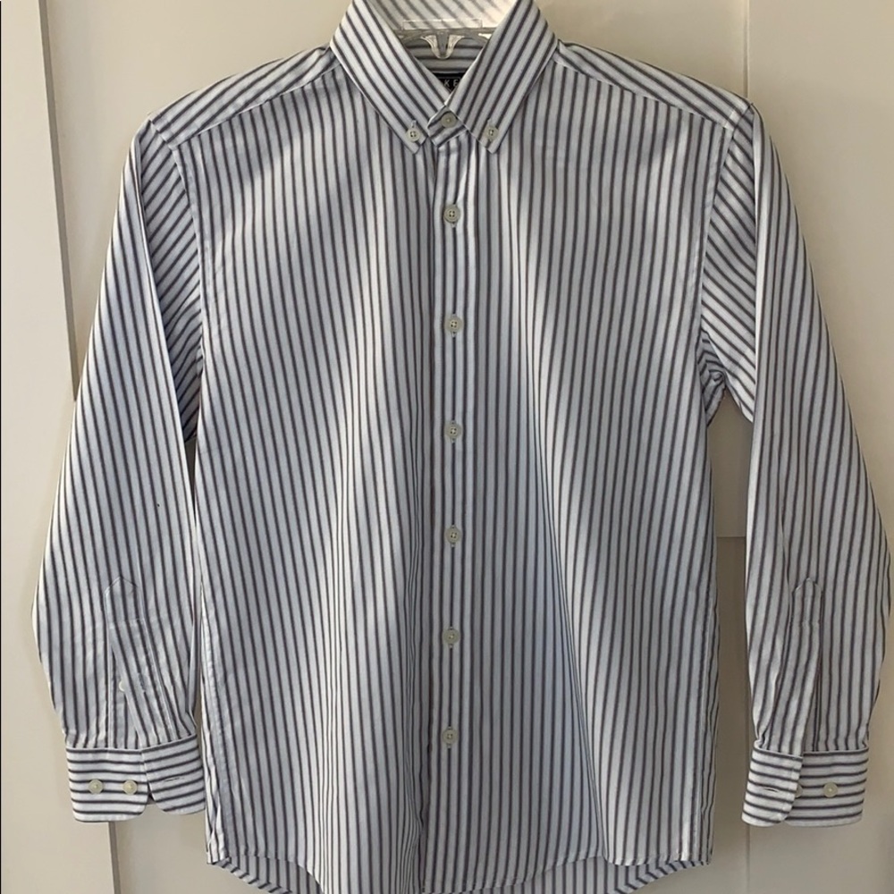 Ike Behar Boys Button Down Dress Shirt